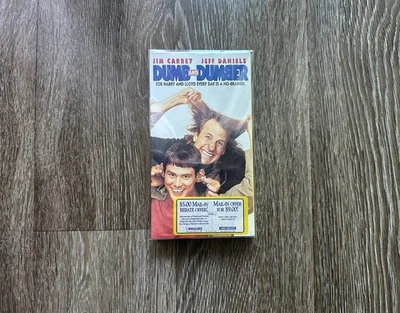 Dumb And Dumber VHS new 1995 Movie Watermark Sealed First Print - Image 1 of 3