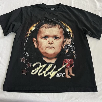 UFC Hasbulla Magomedov vs Everybody 100% Cotton Black T-Shirt Size Medium - Image 1 of 4