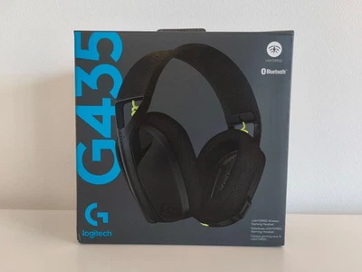 Logitech G435 Wireless Gaming Headset - LIGHTSPEED + Bluetooth - Schwarz Gelb - Bild 1 von 4