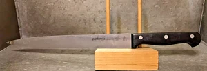 Coltello arrosto vintage CARRIAGE HOUSE PERFORMA inox P6912 10" con mano in legno 15" - Foto 1 di 12