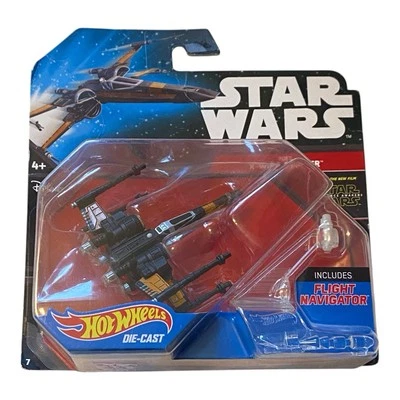 Star Wars Poe's X-Wing Fighter литая модель от Hot Wheels с подставкой - новая - Изображение 1 из 3