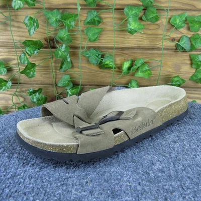 Betula by Birkenstock Women’s Taupe Suede Slide Sandals Size 7 Adjustable - Image 1 of 4