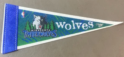 Minnesota Timberwolves Vintage Mini Pennant 4”x9" NBA - Image 1 of 4