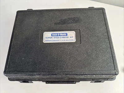 Etch-O-Matic SUPERC H.D. usado Kit de 10 amperios sistema de marcado de grabadora de metal Martronics Foto 1 de 4