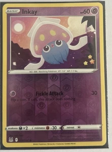Inkay - 077/196 - Reverse Holo - Lost Origin - NM/M - Pokemon Card - Bild 1 von 1