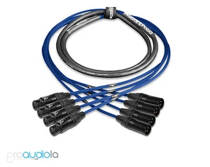 Serpiente Mogami 2931 Premium 4 Canales | Oro Neutral XLR-F XLR-M | Azul 45 ft. 45' - Imagen 1 de 1