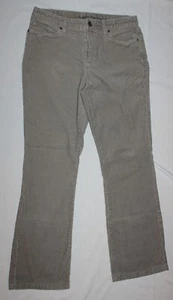Lands End Fit 2 Stretch Bootcut Women's Corduroy Jeans Pants Misses 6M 6 Gray - Picture 1 of 6