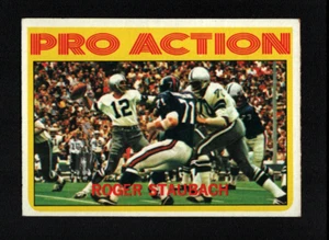 1972 Topps FB #122 Roger Staubach Pro Action Cowboys EX - Football ~ schneller Versand ~ - Bild 1 von 2