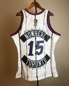 Legends League Toronto Raptors Nowhere Torunto Mitchell Ness NBA Swingman Jersey - Picture 1 of 12