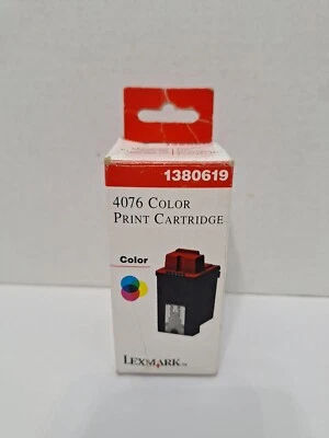 Genuine Lexmark 4076 Color Inkjet Cartridge 1380619 Sealed New - Image 1 of 2