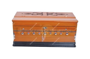 9 Stopper Indian Cultura 3.5 Octave Multi Bellow 42 Keys Professional Harmonium - Picture 1 of 19
