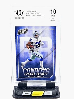 2018 Panini MJH Exclusive Ezekiel Elliott #12 BCCG 10 Cowboys - Image 1 of 2