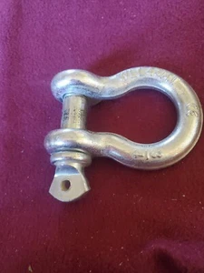 CE 4-3/4 Ton WLL 3/4" Forged Steel Screw Pin Anchor Shackle - Picture 1 of 4