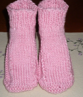 BOTAS DE DORMITORIO TEJIDAS A MANO MUJER/HOMBRE "LINDAS" TALLA EXTRA GRANDE 10 - 11 ~ NUEVAS Foto 1 de 4