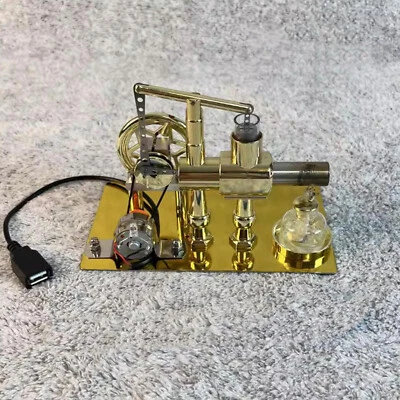 Hot Air Stirling Engine Model Toy Micro Motor Power Generator Engine DIY Motor - Image 1 of 4