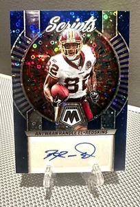 2023 Mosaic ANTWAAN RANDLE EL Auto Blue Disco Prizm Legend🔥Steelers Washington - Picture 1 of 2