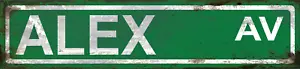 Personaliza tu letrero de calle de aluminio añade tu texto PERSONALIZADO - regalo - Imagen 1 de 3