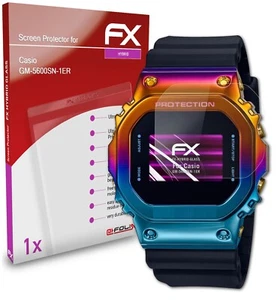 atFoliX Glass Protector for Casio GM-5600SN-1ER 9H Hybrid-Glass - Zdjęcie 1 z 8