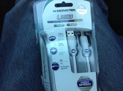 Universal USB 2.0+ Cable 3ft (0.91m) Monster Digital Life - Image 1 of 4