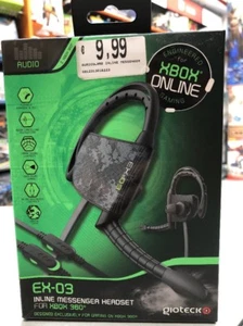 AURICOLARE INLINE MESSENGER HEADSET EX-03 XBox 360 NUOVO SIGILLATO - Imagen 1 de 1