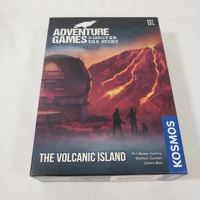 KOSMOS The Volcanic Island Adventure Game Open Complete Box - Image 1 of 4