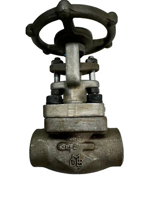 OMB 810 Gate Valve 3/4" Class 800 Socket Weld Ends, A105N Forged Steel, B16.34 - Image 1 of 4
