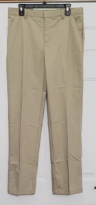 French Toast Relaxed Fit Twill Pant Size 20 Khaki 34/32 Cotton/Poly Blend NWT - Picture 1 of 8