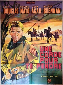 Western Filmplakat EIN SEIL ZUM AUFHÄNGEN Kirk Douglas - 120 x 160 cm - Bild 1 von 4