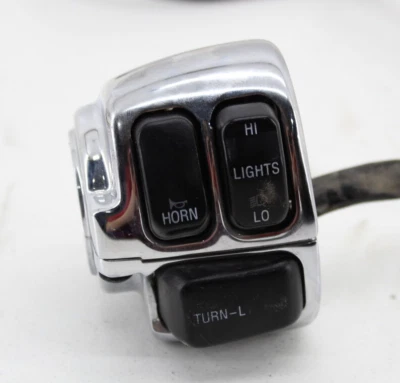 96-98 Harley-davidson Dyna Super Glide Fxd Left Control Horn Signals Switch - Image 1 of 4