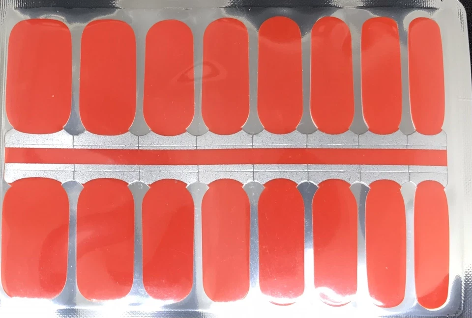 Tiras de esmalte de uñas de color, 16ct. Naranja LEER DESCRIPCIÓN ABAJO😁 Foto 1 de 1