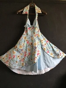 LINDY BOP style dress 14/16, double layered, halter neck, 33" long in cotton - Picture 1 of 5