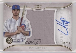 2018 Topps Definitive Collection Relic /30 Ian Happ #ARC-IH Auto