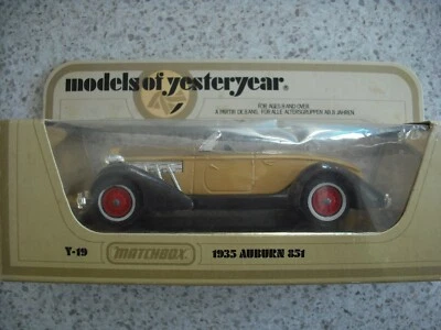 MODELS OF YESTERYEAR MATCHBOX DIE CAST CAR 1935 AUBURN 851 Y-19 - Image 1 of 3