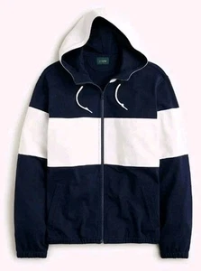 New J.crew Hooded Rugby Jacket Size XXL NWT $150 BW414 - Picture 1 of 14
