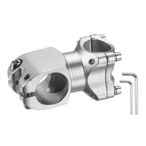 25.4mm Bike Stem 7 Degree 50mm Bicycle Handlebar Stem for MTB, Sand Silver - Picture 1 of 7