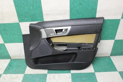 09-11 Jaguar XF Black Woodgrain Front Passenger Right RH Door Trim Panel OEM WTY - Imagem 1 de 4