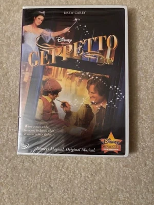 Geppetto (DVD, 2005) OOP Disney Pinocchio Live Action Drew Carey [NEW/SEALED] - Image 1 of 3