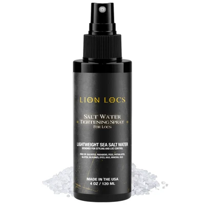 LION LOCS SALT WATER LOCKING & TIGHTENING SPRAY FOR HOW TO START NEW DREADLOCKS - Image 1 of 4