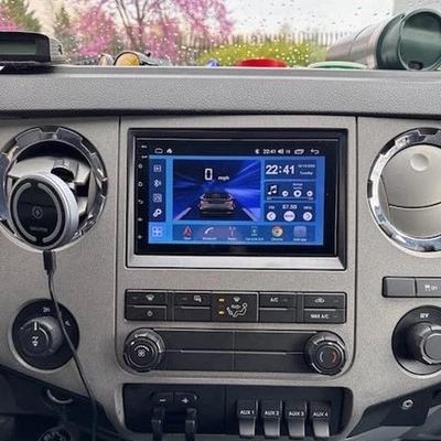 Radio GPS estéreo para coche CarPlay de 7" con cámara Android 13 para Ford F250 F350 2006-2014 Foto 1 de 4