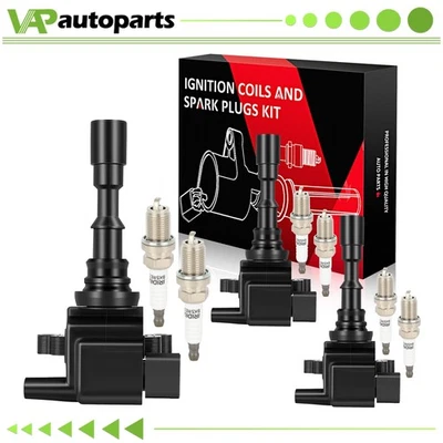 3 For 3.5L V6 2003 2004 2005 2006 Kia Sorento Ignition Coil & Spark Plug - Image 1 of 4