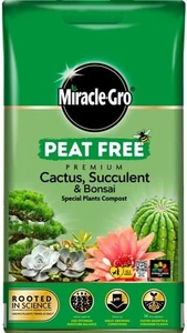 Miracle-Gro Peat Free Cactus/Bonsai Compost - 10L - Picture 1 of 6