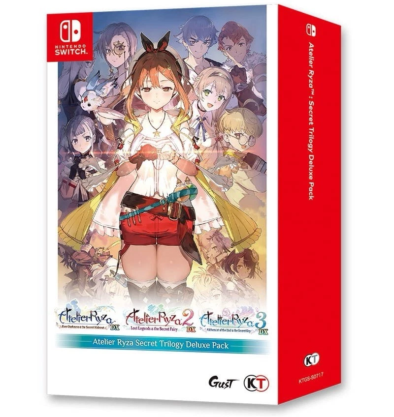 Atelier Ryza Secret Trilogy Deluxe Pack / DX (Nintendo Switch) (ASIA / ENG) NEW - Image 1 of 1