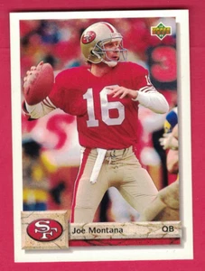 1992 Upper Deck Wrong back Joe Montana #560 RARE ERROR Johnnie Jackson 49ers - Picture 1 of 2