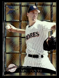 1999 PACIFIC PRISM HOLO GOLD PARALLEL BLANK SERIAL NUMBER #122 KEVIN BROWN - Picture 1 of 2