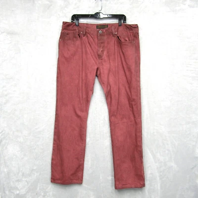 Cult of Individuality Jeans Men 38 Rebel Straight Ocean Cranberry Denim Heritage - Image 1 of 4
