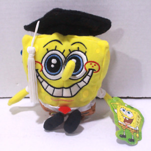 SpongeBob Squarepants Graduation 6" Plush Applause 2004 Nickelodeon NEW