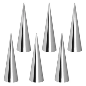 6pcs Stainless Steel Horn Molds For Croissants Reusable Pastry Tubes Easy To - Picture 1 of 12