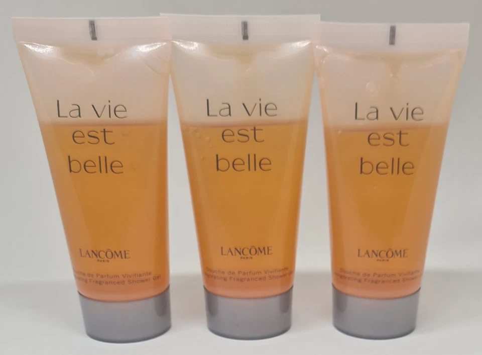 3 x Lancôme La vie est belle Shower Gel Duschgel 50ml
