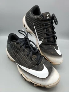 Nike Vapor Cleats Shoes Black White A07945 003 Nike FASTFLEX Size 8 - Picture 1 of 11