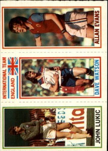 81-82 Topps Eng League #29 29 John Lukic/169 David Watson/21 Allan Evans